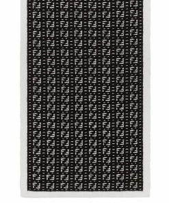 Fendi intarsia FF-logo knit scarf