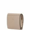 Fendi twist-lock leather coin purse