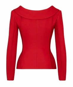 Fendi piping trim fitted jacket