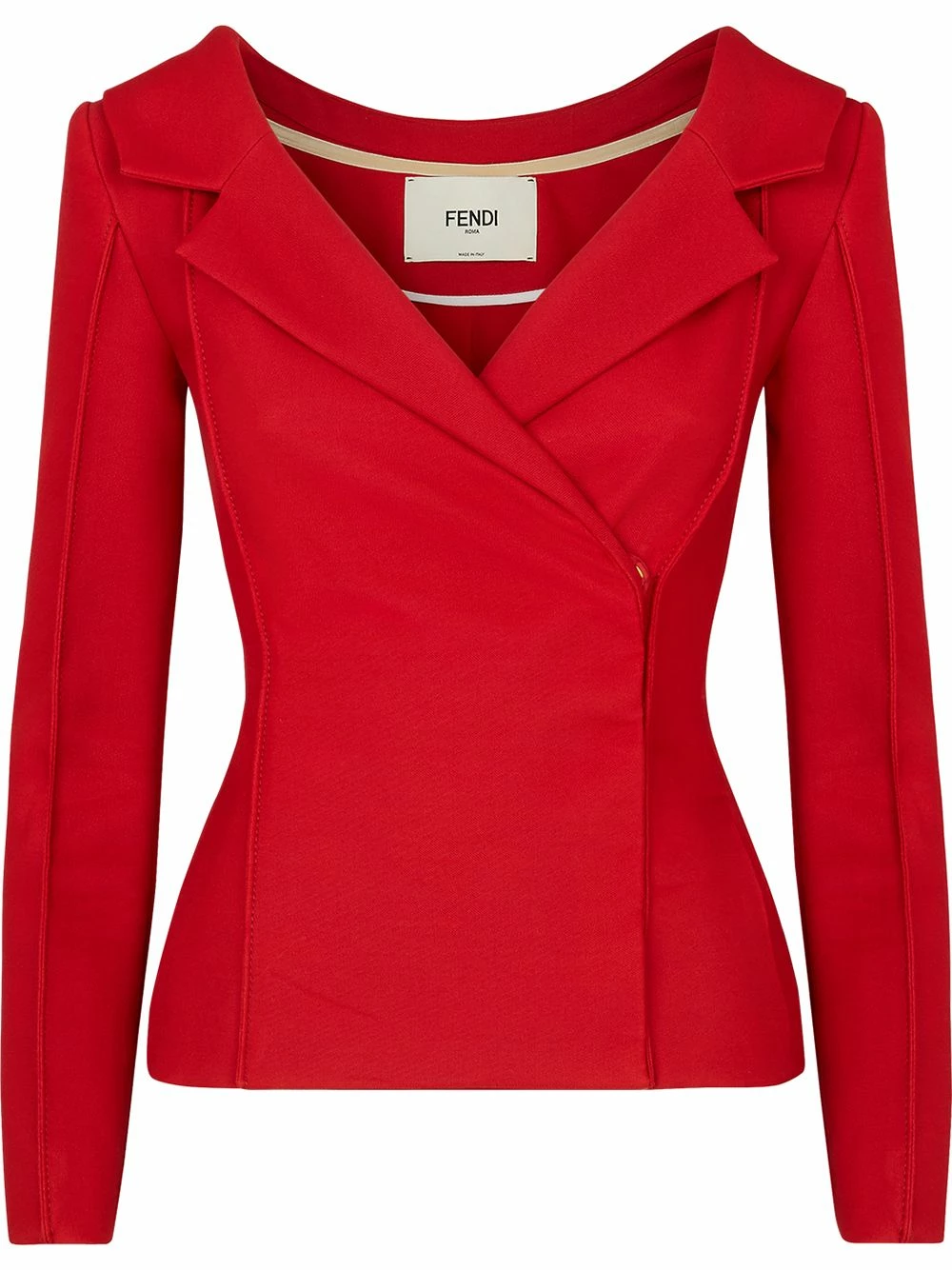 Top 10 π Fendi Piping trim fitted jacket fitted jackets of women 𧨠3 Fendi piping trim fitted jacket