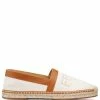 Fendi two-tone logo espadrilles