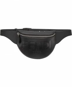 Fendi debossed-logo small belt bag