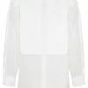 Fendi bib-collar cotton shirt