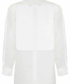 Fendi bib-collar cotton shirt