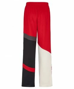 Fendi colour-block cotton track pants