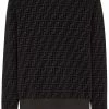 Fendi FF-pattern crew-neck sweatshirt