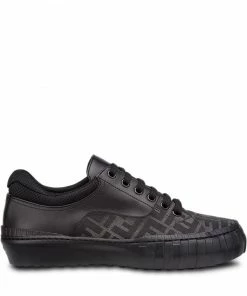 Fendi panelled FF-motif sneakers