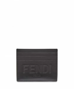 Fendi debossed logo cardholder