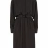 Fendi belted silk trench coat