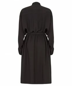 Fendi belted silk trench coat