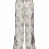 Fendi floral print high-waisted flared trousers