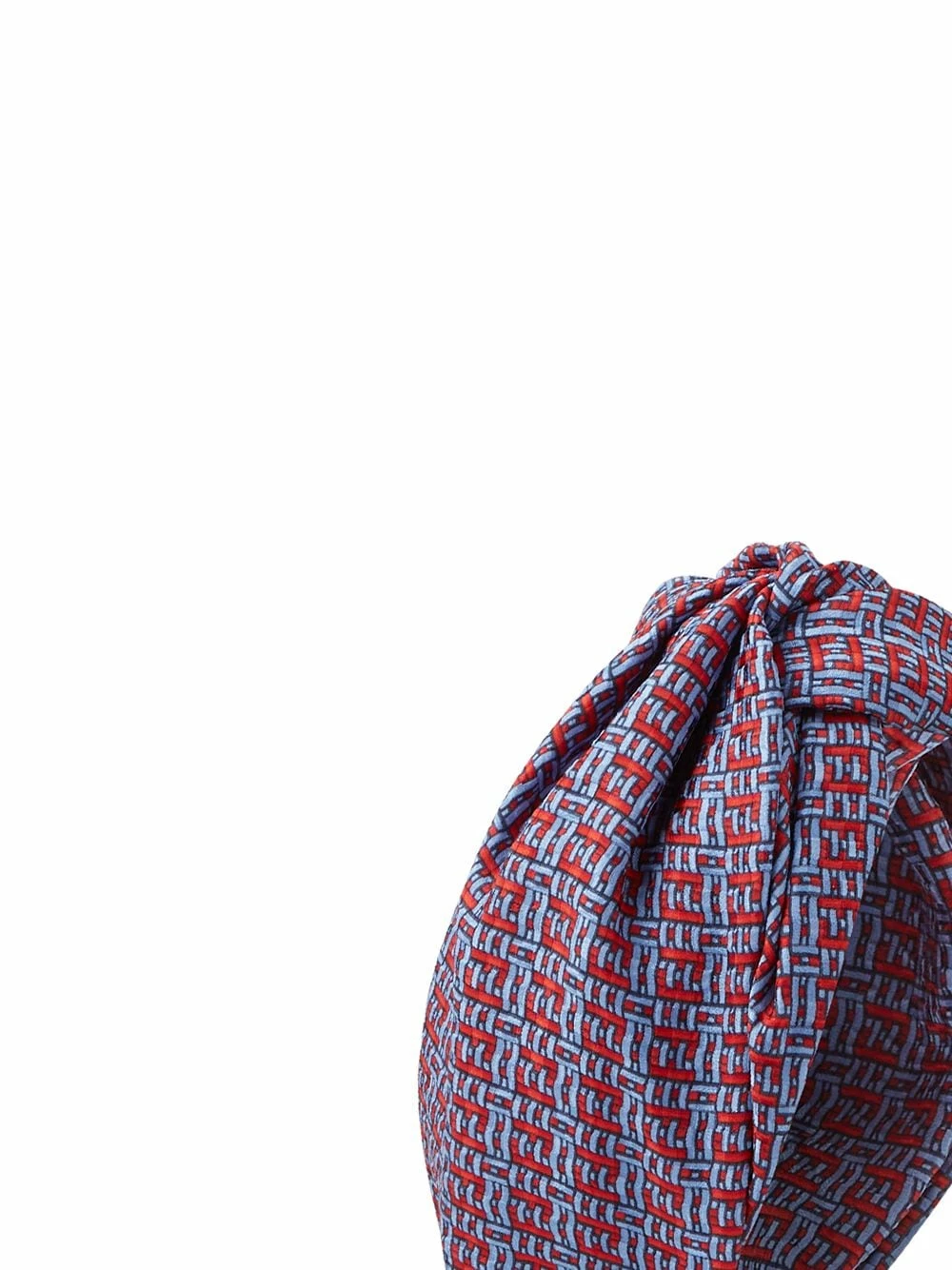 New π Fendi Geometric print silk headband hair accessories of women π 4 Fendi geometric print silk headband