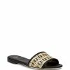 Fendi FF woven slip-on sandals