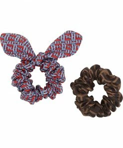 Fendi FF-print scrunchie set