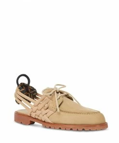 Fendi woven-trim boat shoes