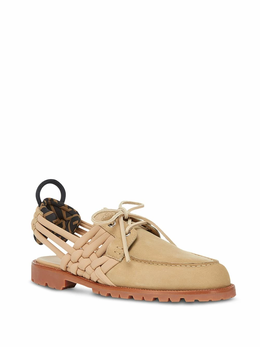 Best Pirce βοΈ Fendi Woven trim boat π shoes of men π 4 Fendi woven-trim boat shoes