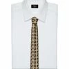 Fendi FF raffia print necktie