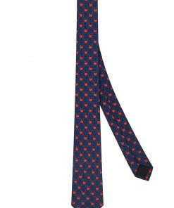 Fendi apple print necktie