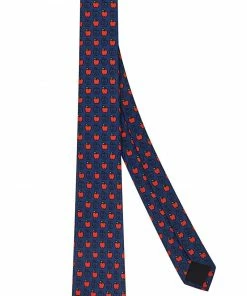 Fendi apple print necktie