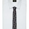 Fendi Cubik jacquard silk tie