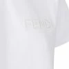 Fendi logo-embroidered cropped T-shirt