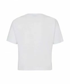 Fendi logo-embroidered cropped T-shirt