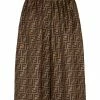 Fendi FF-print knee-length shorts