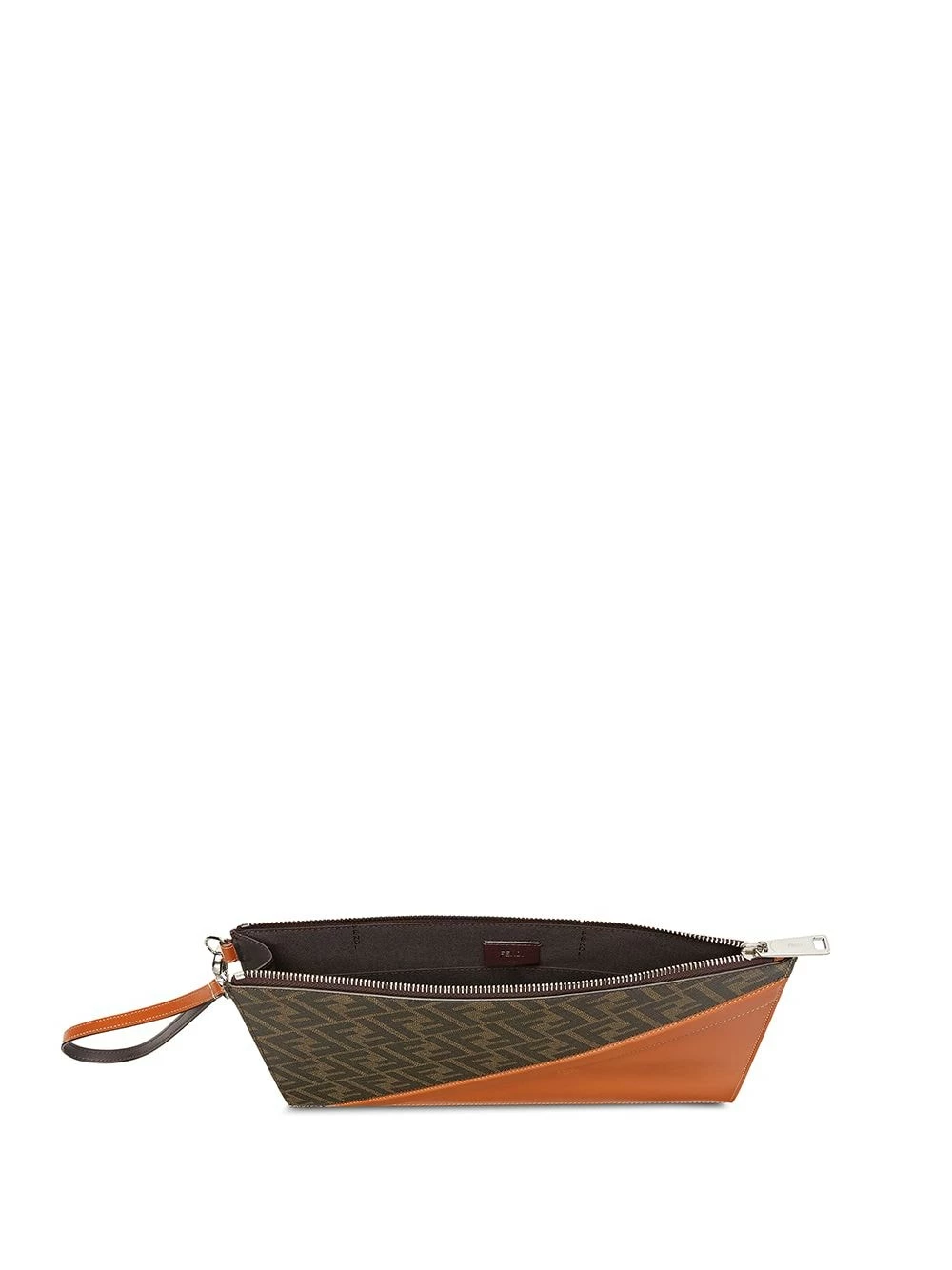 Budget β€οΈ Fendi Panel detail FF print clutch bag clutch bags of men π₯° 5 Fendi panel detail FF-print clutch bag