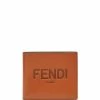 Fendi logo-embossed bi-fold wallet