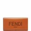 Fendi logo-debossed continental wallet