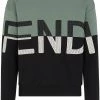 Flash Sale π― Fendi Logo embroidered sweatshirt sweatshirts of men π― 1 Fendi logo-embroidered sweatshirt