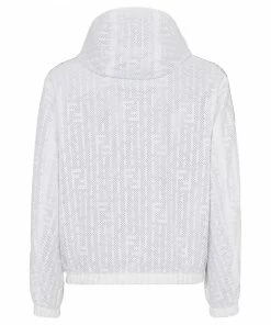 Fendi x Kway reversible FF logo windbreaker