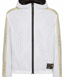 Fendi x Kway reversible FF logo windbreaker