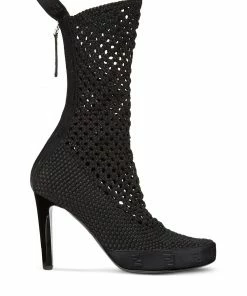 Fendi knitted high-heel boots