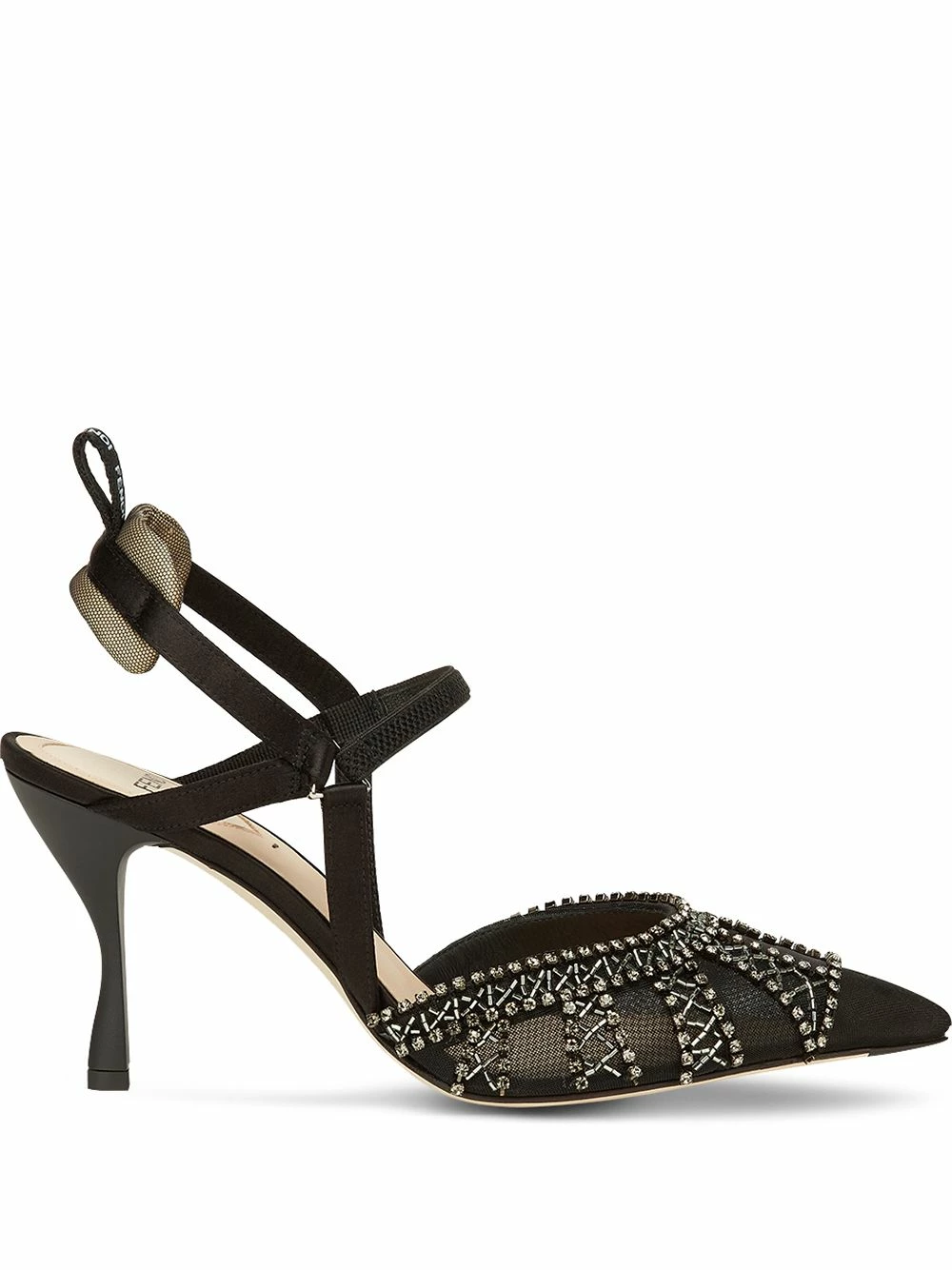 Best reviews of π Fendi Crystal embellished slingback pumps of women βοΈ 3 Fendi crystal-embellished slingback pumps