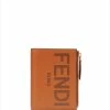 Fendi embossed logo medium wallet