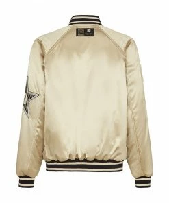 Fendi embroidered logo buttoned bomber jacket
