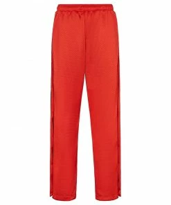 Fendi FF motif mesh track pants