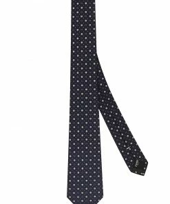 Fendi micro logo-print tie