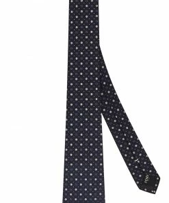 Fendi micro logo-print tie