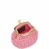 Fendi crochet design coin purse