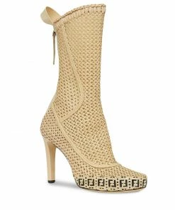 Fendi FF motif mid-calf boots