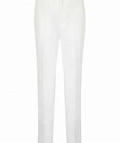 Fendi hemp slim-fit trousers