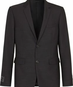 Fendi notched-lapels single-breasted blazer