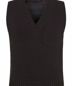 Fendi V-neck knitted vest