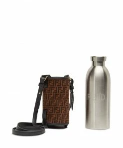 Fendi FF-pattern water bottle set