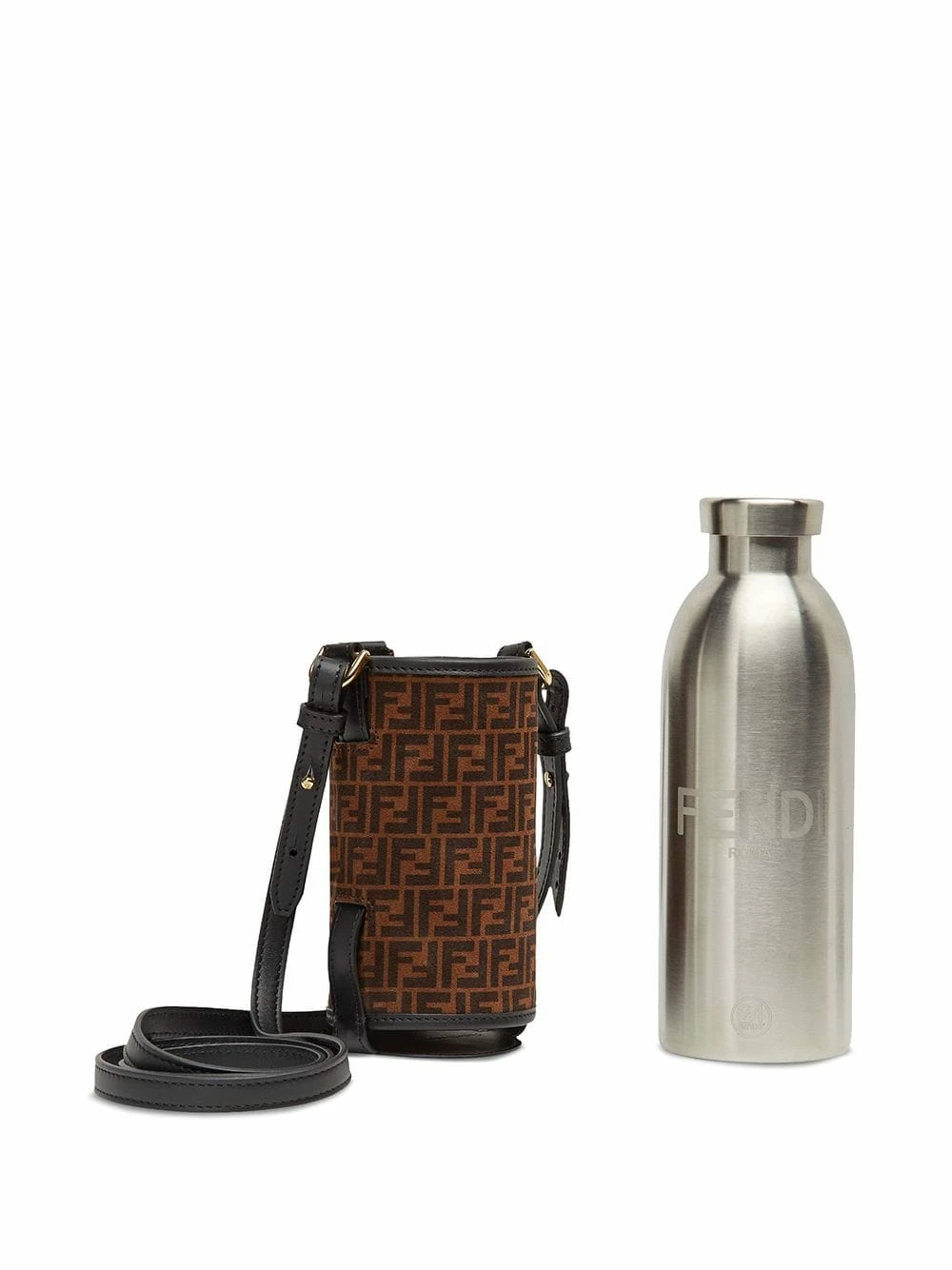Wholesale π₯° Fendi FF pattern water bottle set equipment of women π 4 Fendi FF-pattern water bottle set