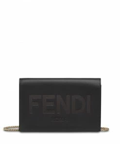 Fendi chain strap wallet bag