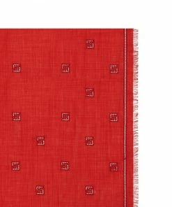 Fendi motif-print square-shape scarf
