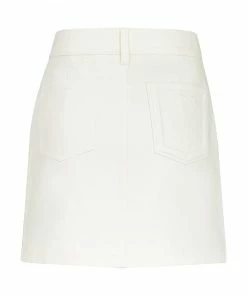 Fendi A-line denim skirt
